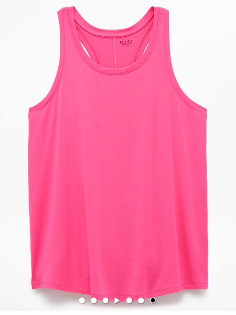 Pink Athleta 2X Tank Top